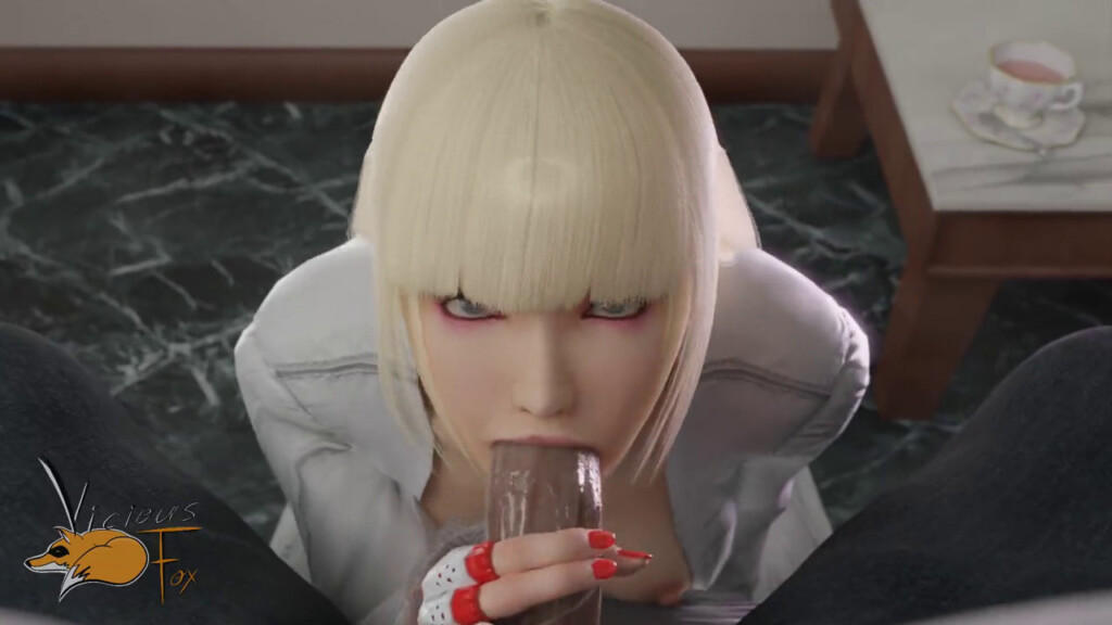 Lili giving a blowjob pov