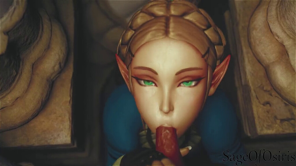 Princess Zelda sucking