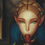 Princess Zelda sucking