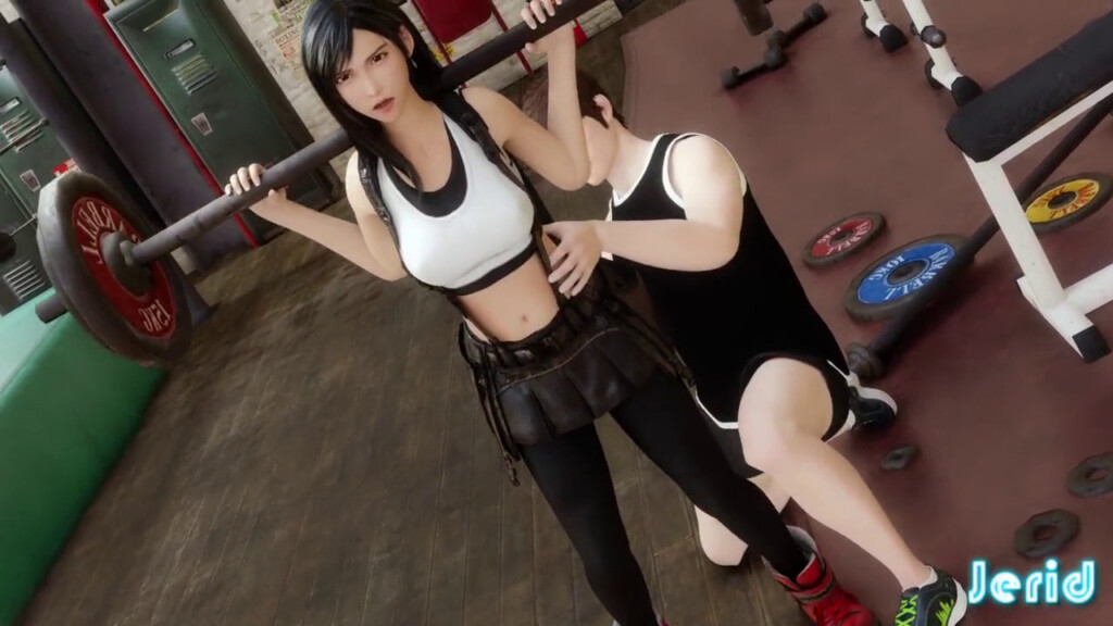 Tifa Lockhart heavy lifting