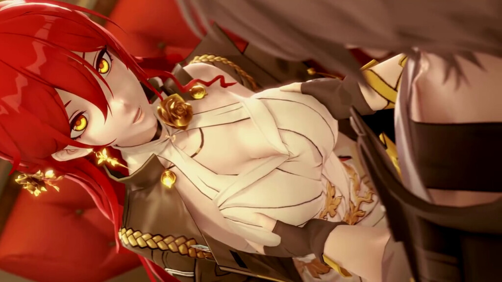 Trailblazer amazed by Himiko's Tits