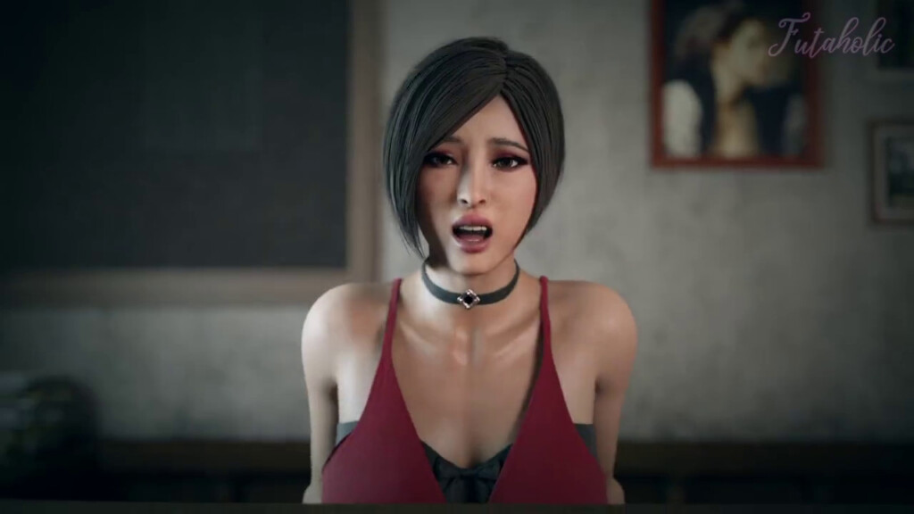 Ada Wong getting stuffed by Futa Jill