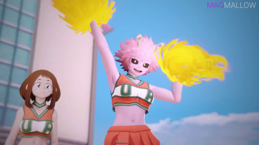 Futa Mina fucking Uraraka's face