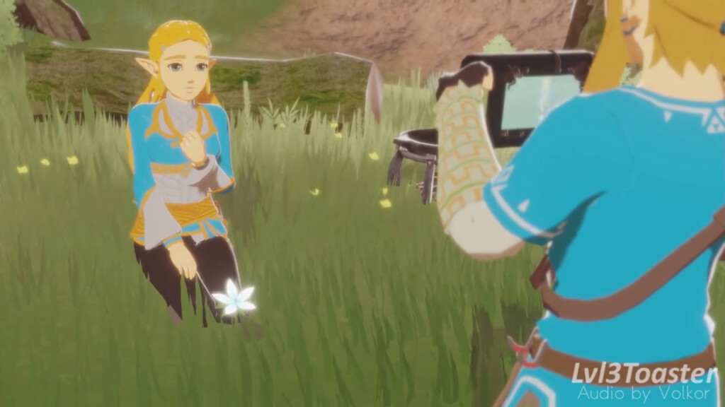 Link stasis prank on Zelda