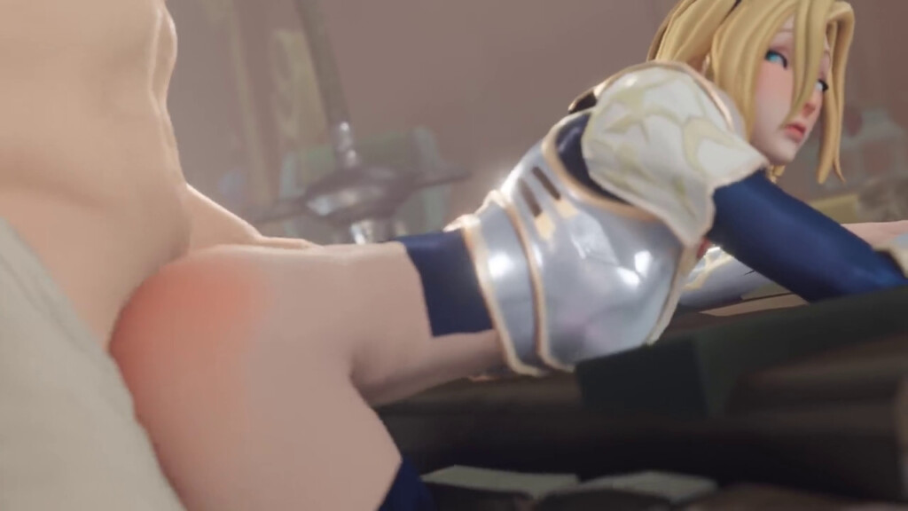 Luxanna Crownguard getting pounded
