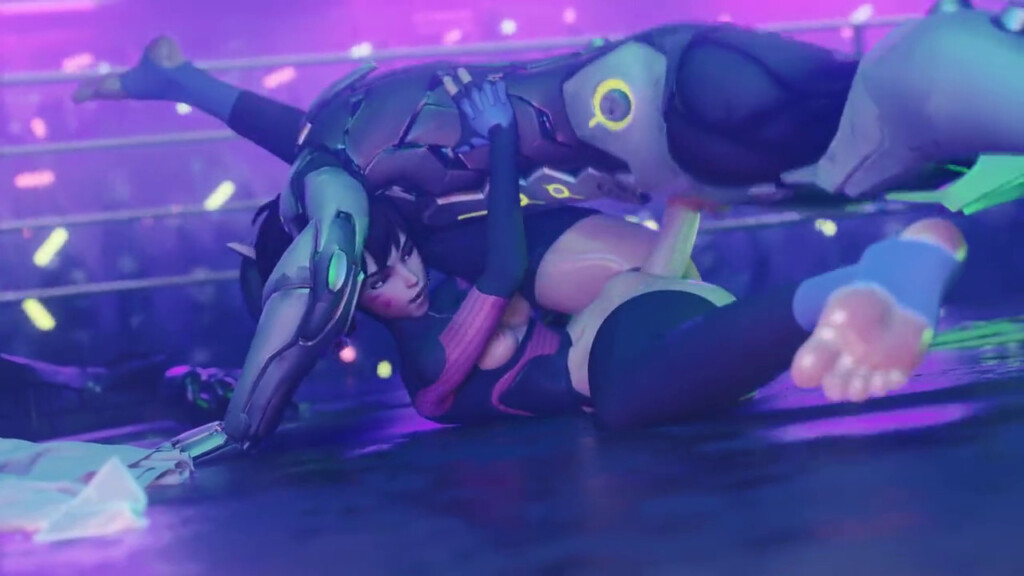 D.va get pounded hard by Genji