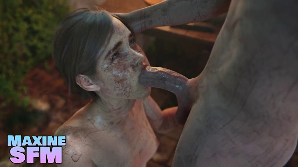 Ellie blowjob and getting a facial