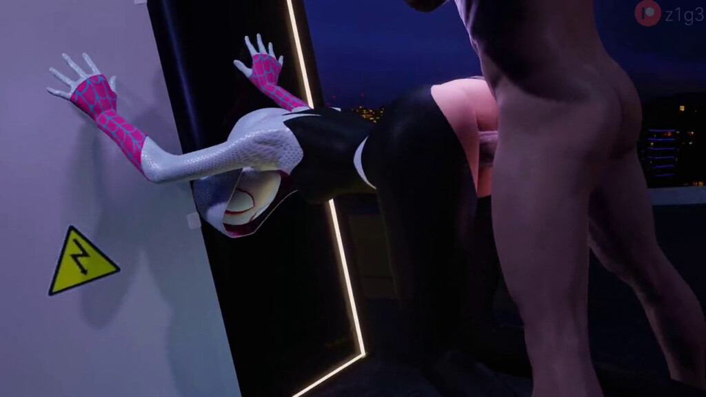 Gwen getting spicy on the roof