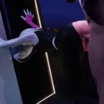 Gwen getting spicy on the roof