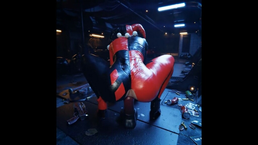 Harley Quinn anal training