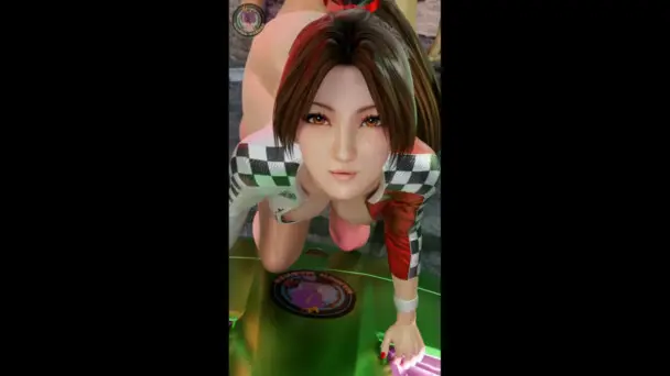 Racing Queen Mai Shiranui taken from behind