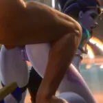 Summer Widowmaker doggystyle anal