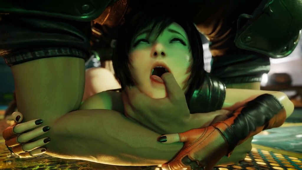 Yuffie gets proneboned in both holes