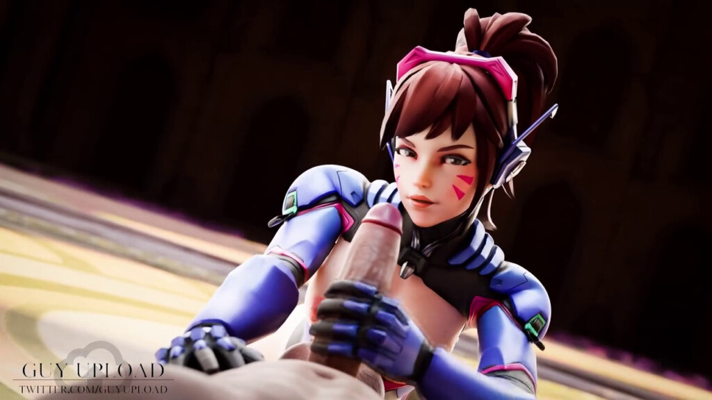 D.va staring handjob