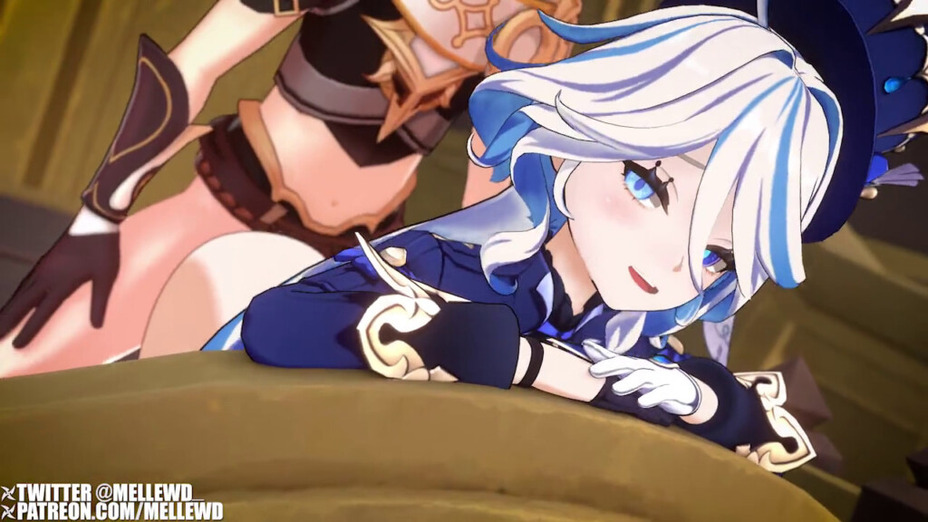 Furina having fun with Aether