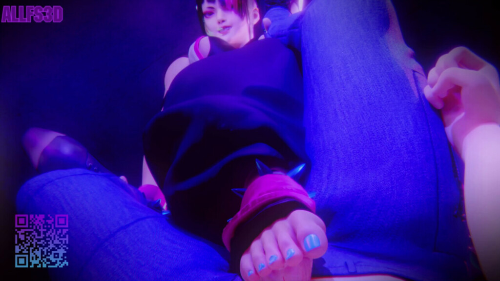 Juri Han footjob pov