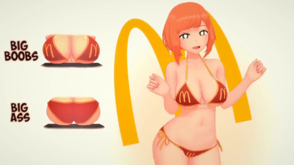 Mom modelling for McDonald's