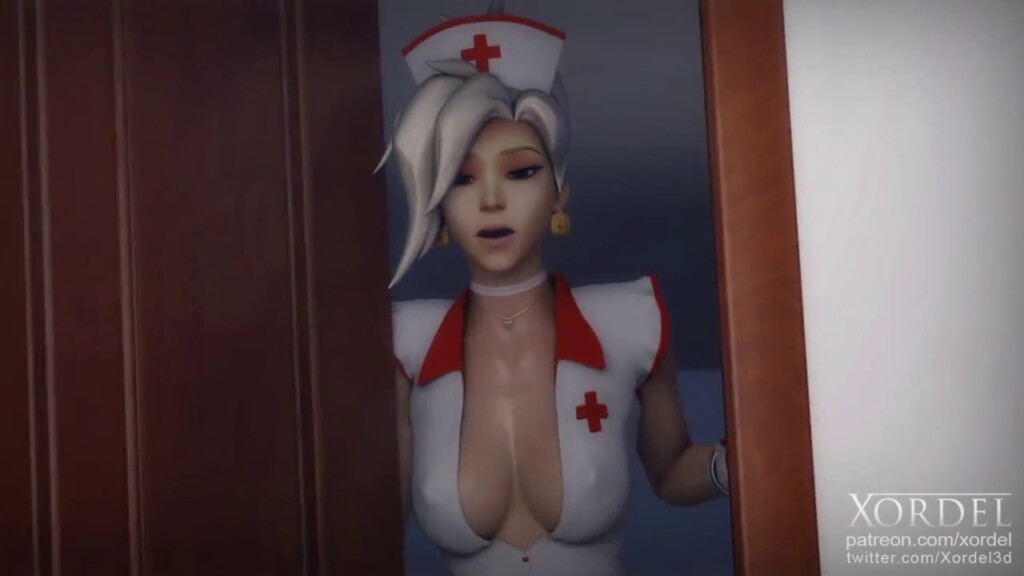 Nurse Mercy walks in and surprised