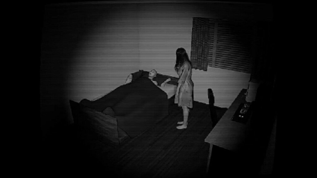 Sadako caught on tape