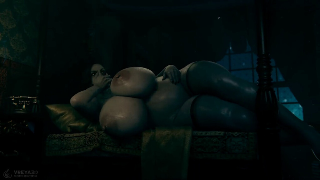 Big Lady Dimitrescu pounded from behind