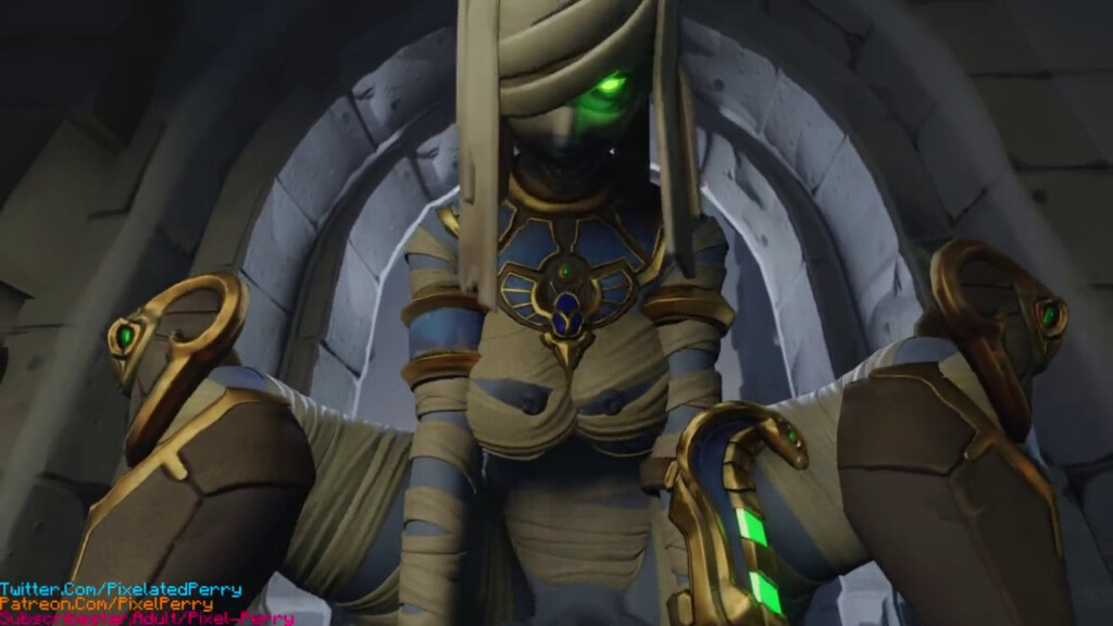 Futanari Ana Amari Halloween taker pov