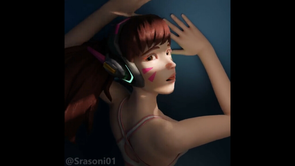 Hiding in a locker with D.va