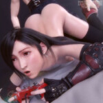 Tifa Lockhart can't focus on her game