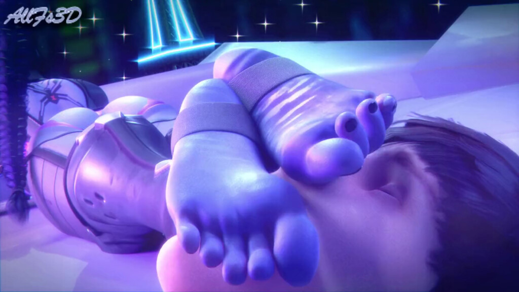 Widowmaker resting her feet