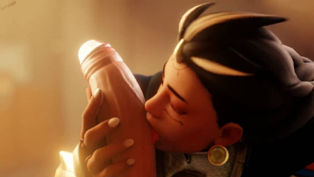 illari giving a blowjob