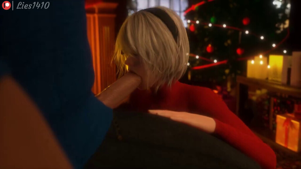 All 2B wants for Christmas is cum