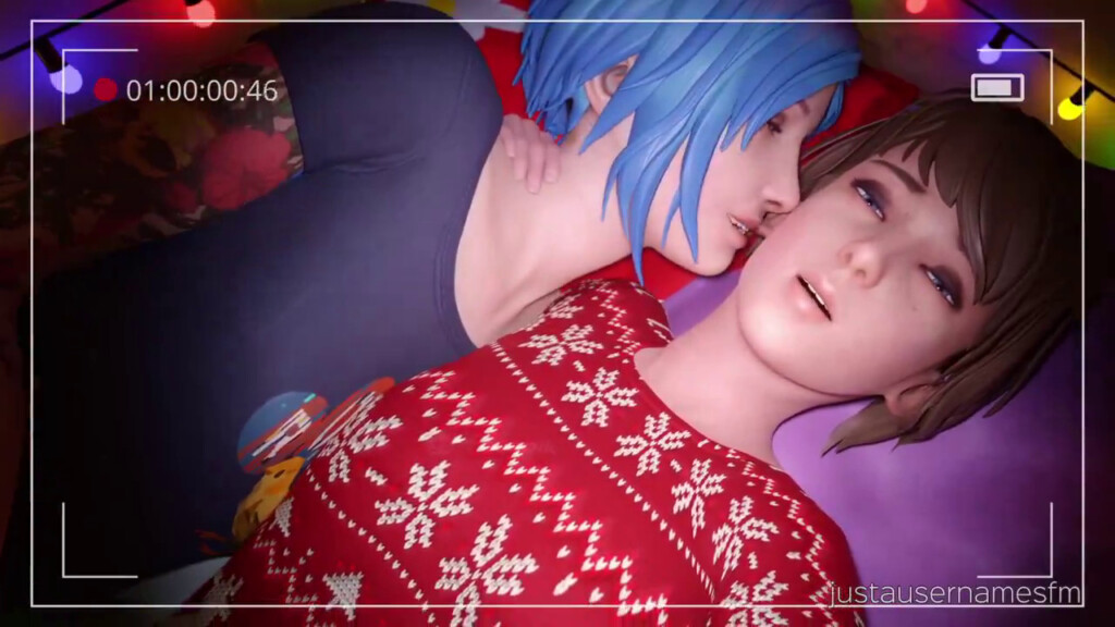 Chloe giving Futa Max a handjob