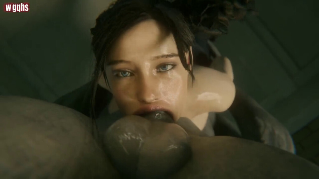 Claire Redfield upside down blowjob