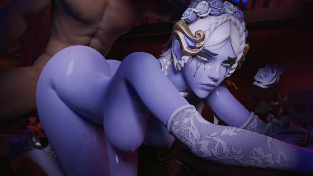 Ghostly Bride Widowmaker getting pounded