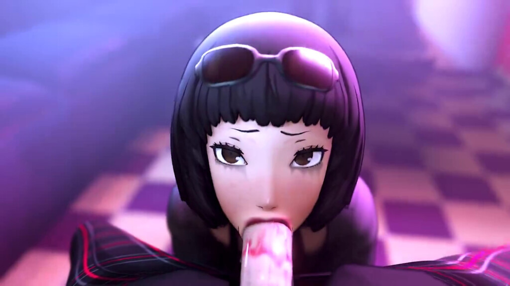 Ichiko Ohya giving a blowjob