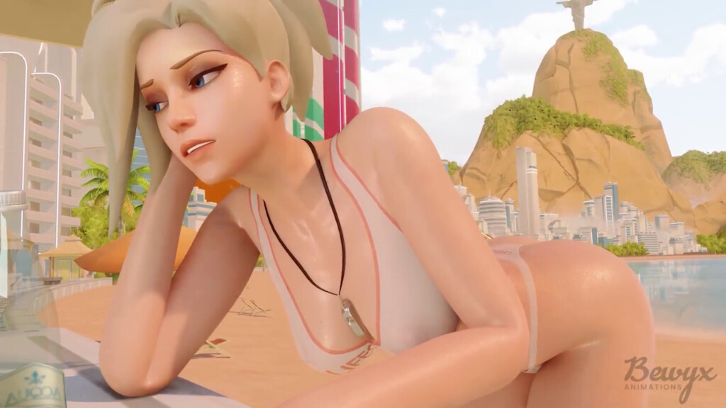 Lifeguard Mercy saving a person