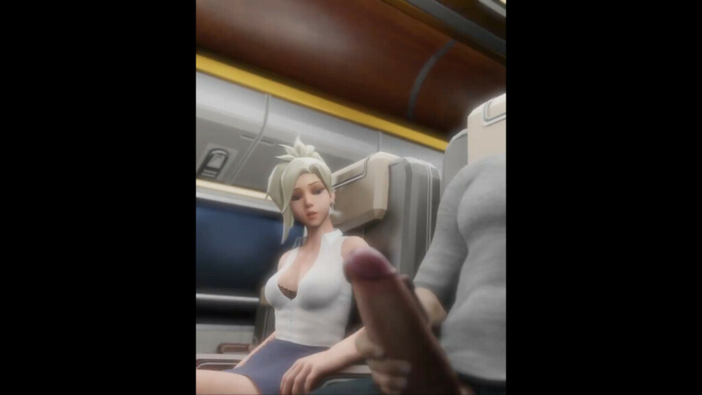 Mercy can't stop staring