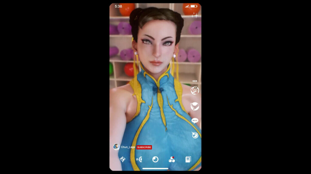 Chun-li giving some workout tips