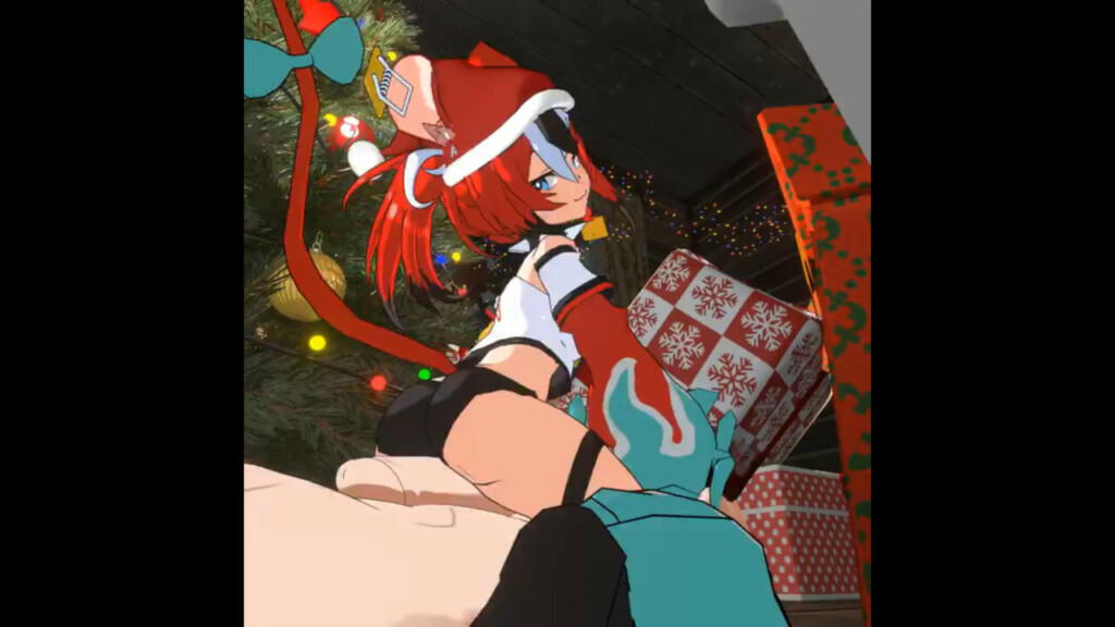 Hakos Baelz grinding on Christmas