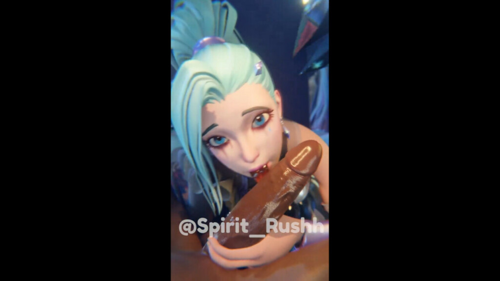 KDA Seraphine giving a blowjob pov