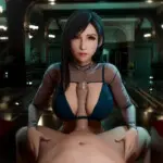 Tifa Lockhart titty fuck pov