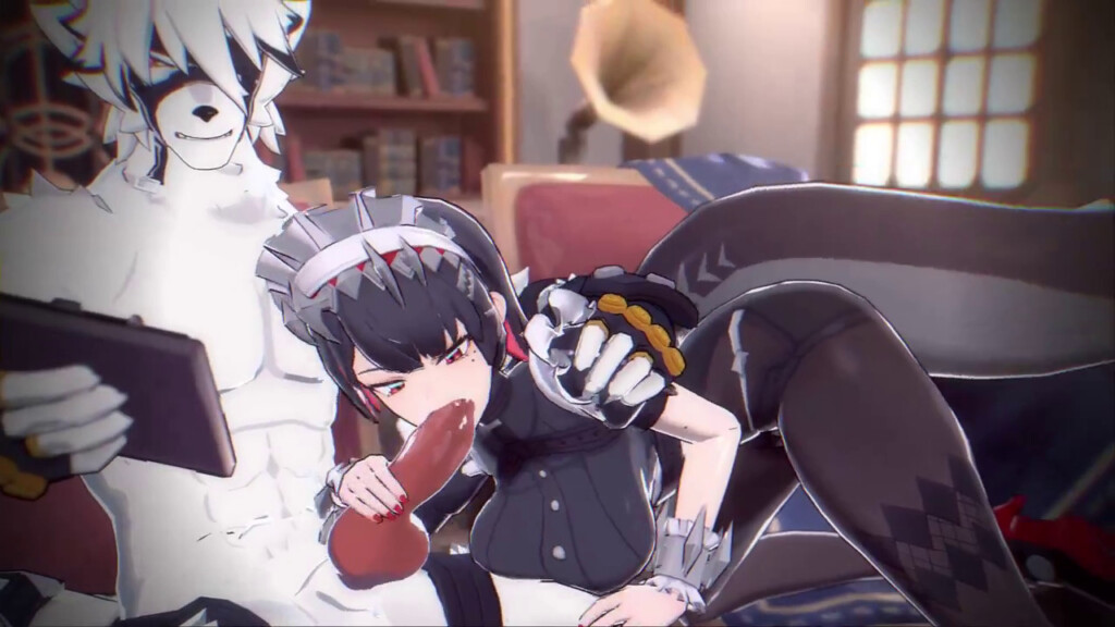Ellen Joe sucking off Von Lycaon