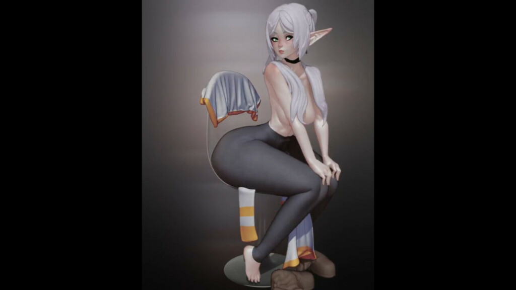 Frieren with a massive booty