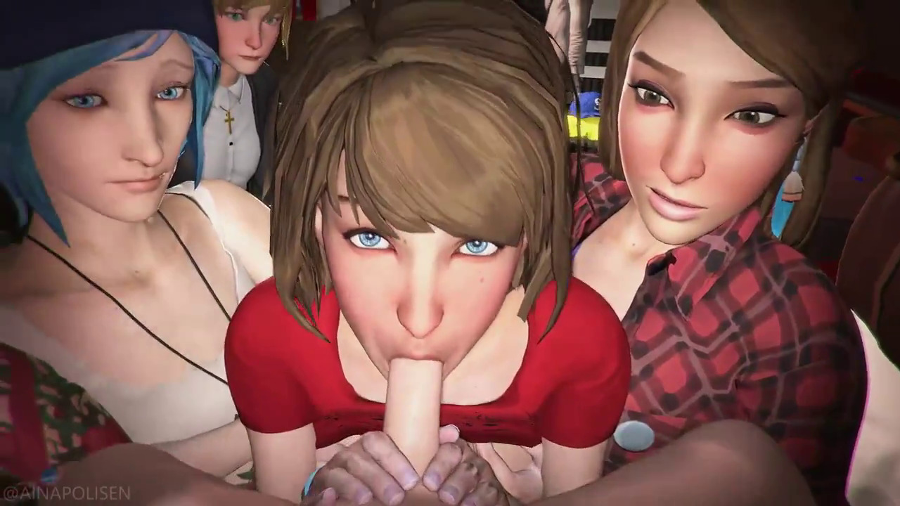 Life is Strange girls first look at cock