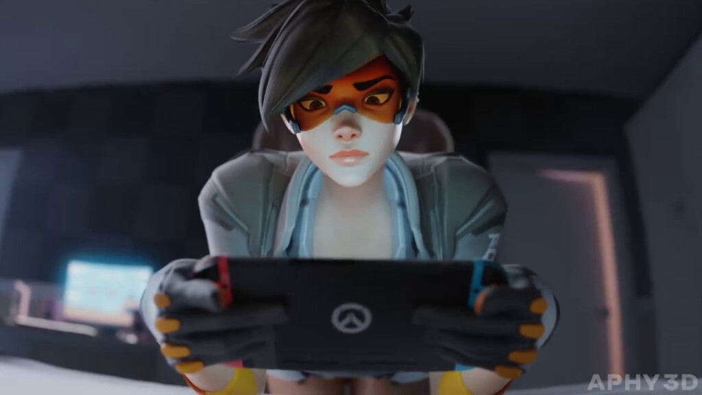 Tracer can't focus on her game