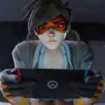 Tracer can't focus on her game