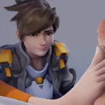 Tracer not great at footjob