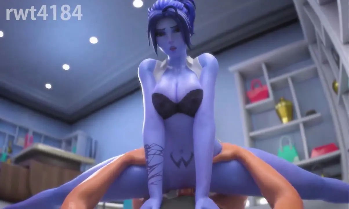 Widowmaker cowgirl split riding pov