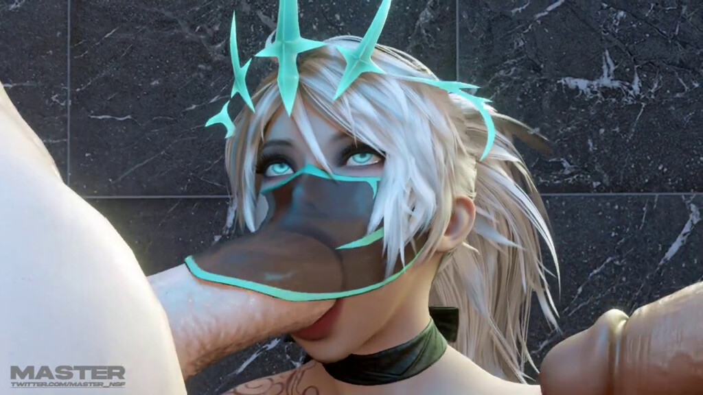Akali threesome with Futanaris