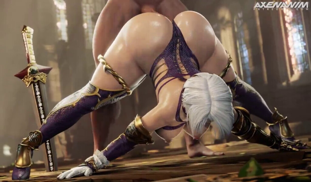 Ivy Valentine fucked in jack-o position
