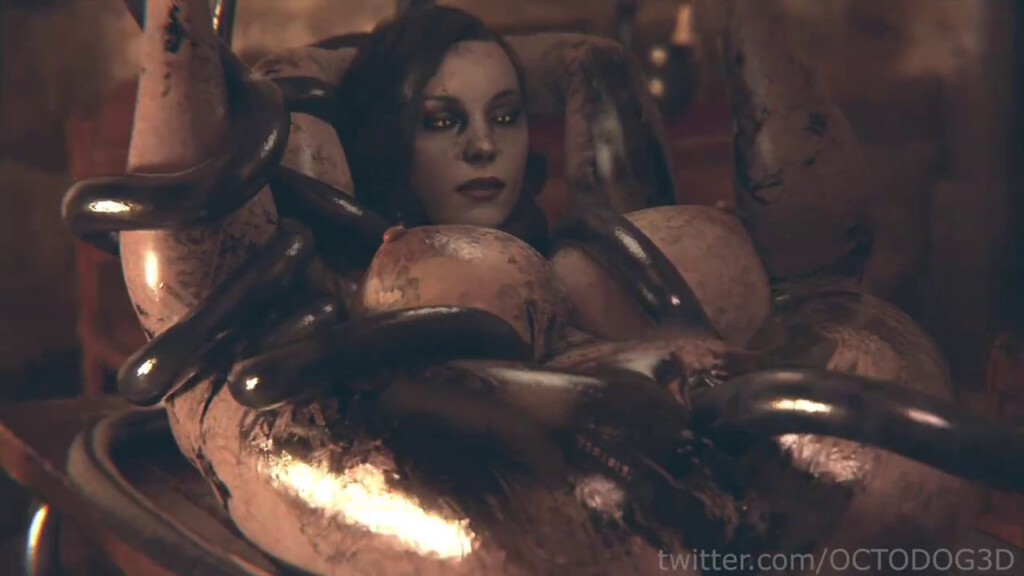 Lady Dimitresu gets fucked by tentacles